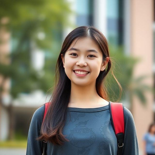 Portrait of Mei Lin, actuarial science student